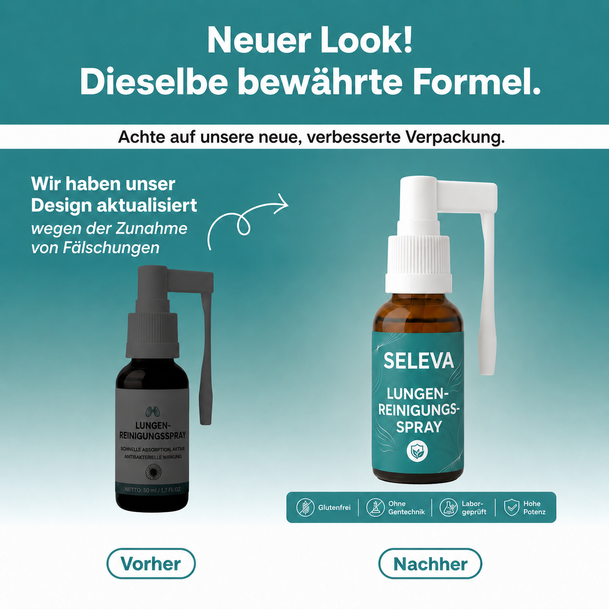 Seleva™ Lungenreinigungs-Spray