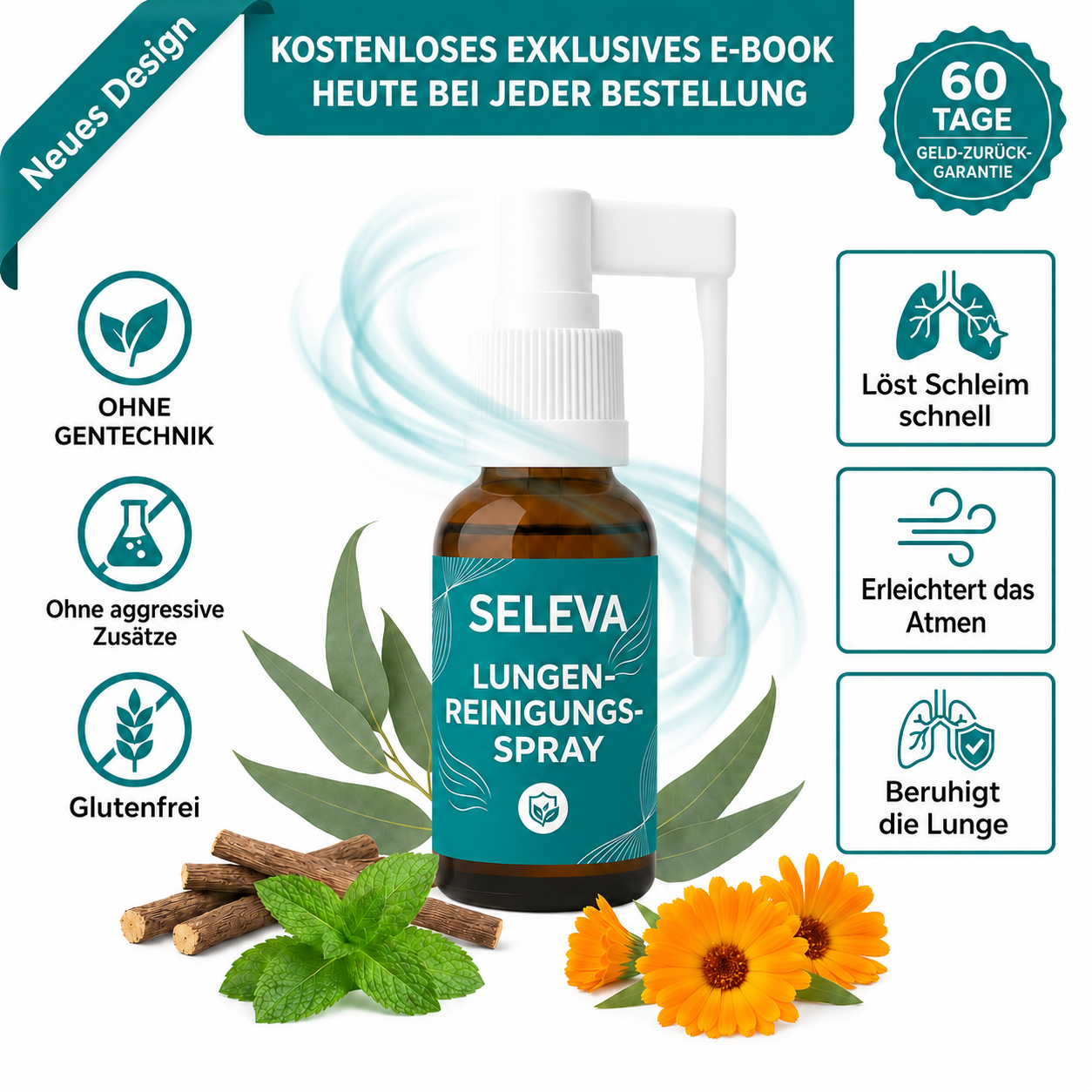 Seleva™ Lungenreinigungs-Spray